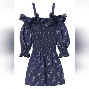 NWT Rebecca Taylor Off-The-Shoulder Francine Dress SZ 0